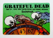 Grateful Dead Backstage Pass Puzzle Las Vegas Nevada 5/31/92 5/31/1992 Roulette