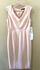 Ivanka Trump Secret Weapon Compression Knit Sheath Dress ~ Size 8 ~ Pink ~ NEW