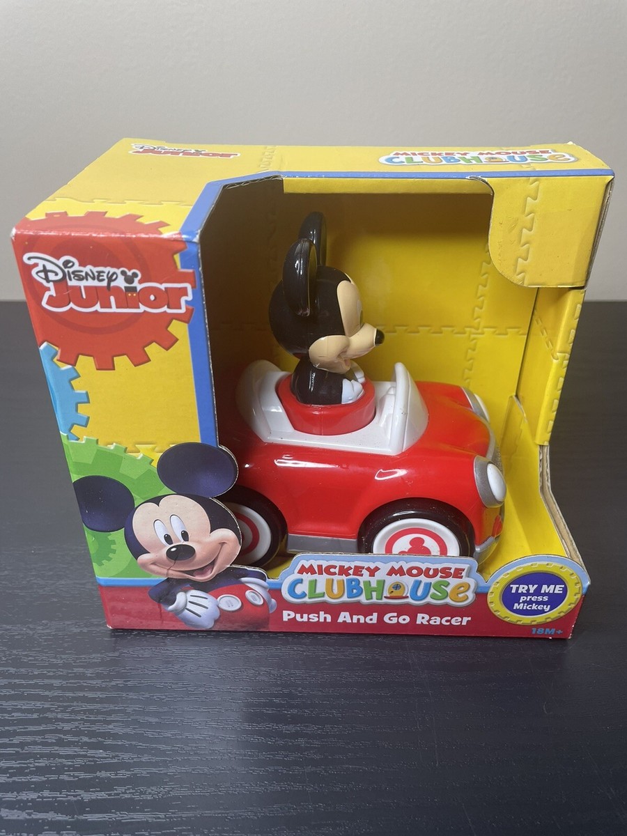 Disney Junior Mickey Mouse Clubhouse Push And Go Racer Car New In