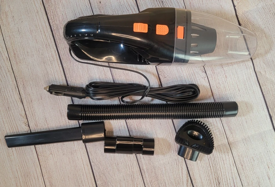 Jiekesi 120W 12V Portable Car Vacuum Cleaner Handheld Mini Super Suction - Image 4 of 4