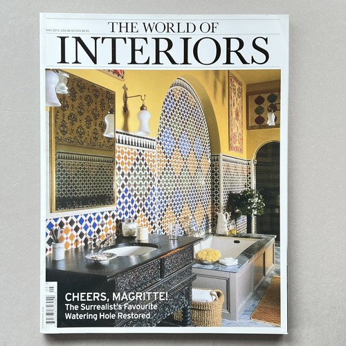 Lot 11 THE WORLD OF INTERIORS Design Magazine 2013 Magritte FORNASETTI FL Wright - Picture 9 of 24