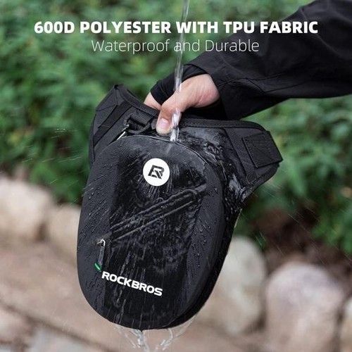 ROCKBROS Gürteltasche Wasserdicht Hüfttasche Fahrradtasche Beintasche Motorrad - Bild 3 von 7