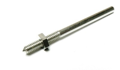 Mini Threaded Mandrel W-Nut Straight Thread for Rubber Points Cones 3/32'' Shank