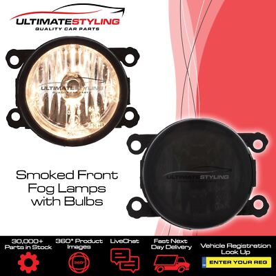 Fog Lights Ford Tourneo Courier MPV 2018-> Smoked Front Spot Lamps Upgrade Pair