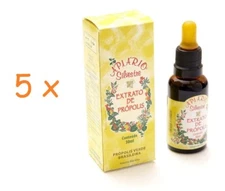 APIARIO SILVESTRE Propolis Extract  Brazilian  Green APIARIO 5 bottles x 30 mL