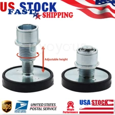  Auto Car Lift Telescopic Round Tray Rubber Pads Peg 2-Stage Screw-up Pads 50MM