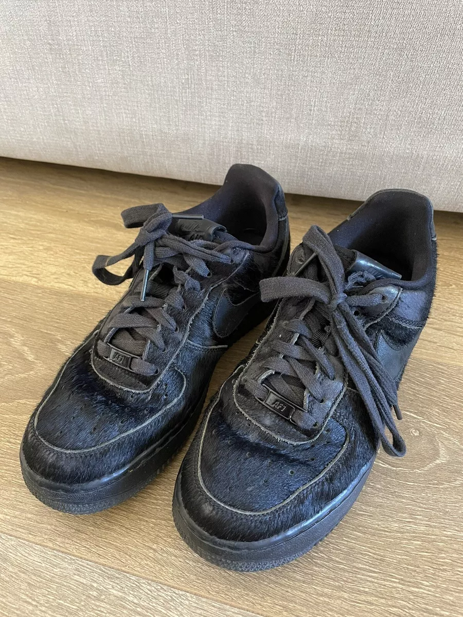 Black womens nike air force best sale 1