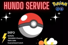 POGO - 5 DIFFERENT RANDOM 100% IV HUNDO Pokémon Catches Go! READ DESCRIPTION