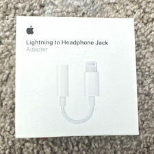 Apple Lightning to 3.5mm Headphone Jack Adapter A1749 MMX62AM/A White