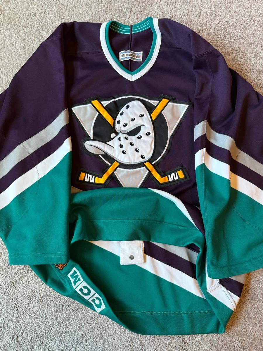 CCM Official Ice Hockey MIGHTY DUCKS NHL Anaheim USA shirt youth L-XL.boys 160cm