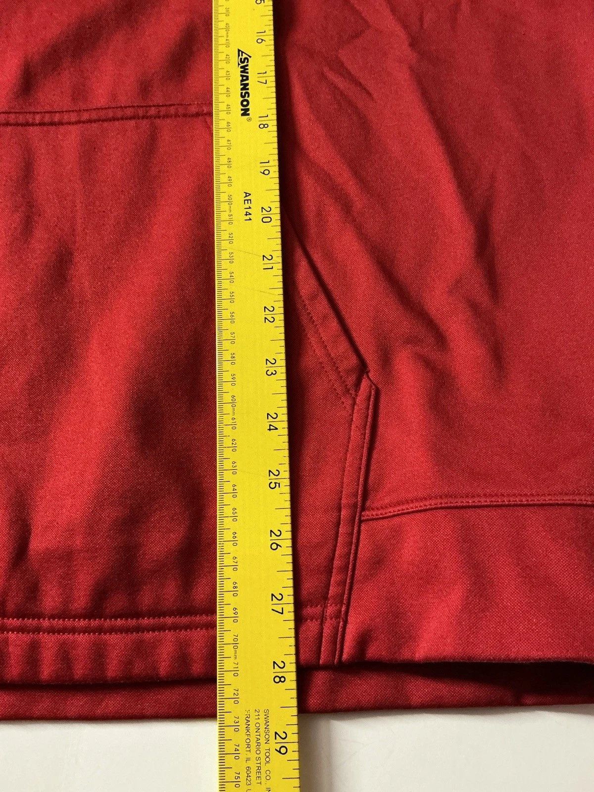 Champion Performance Men's Pull Over  Size X-Large Red-Gray image 4