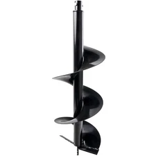 10" Earth Auger Bit Fence Post Hole Digger Drill Bit Ice Fishing Hole Project