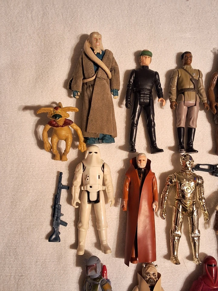 STAR WARS 1977-85 KENNER Lot 17 Action Figures VINTAGE ORIGINAL - Image 2 of 4