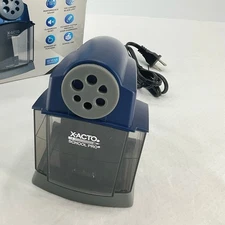 X-ACTO SCHOOL PRO ELECTRIC PENCIL SHARPENER, Blue
