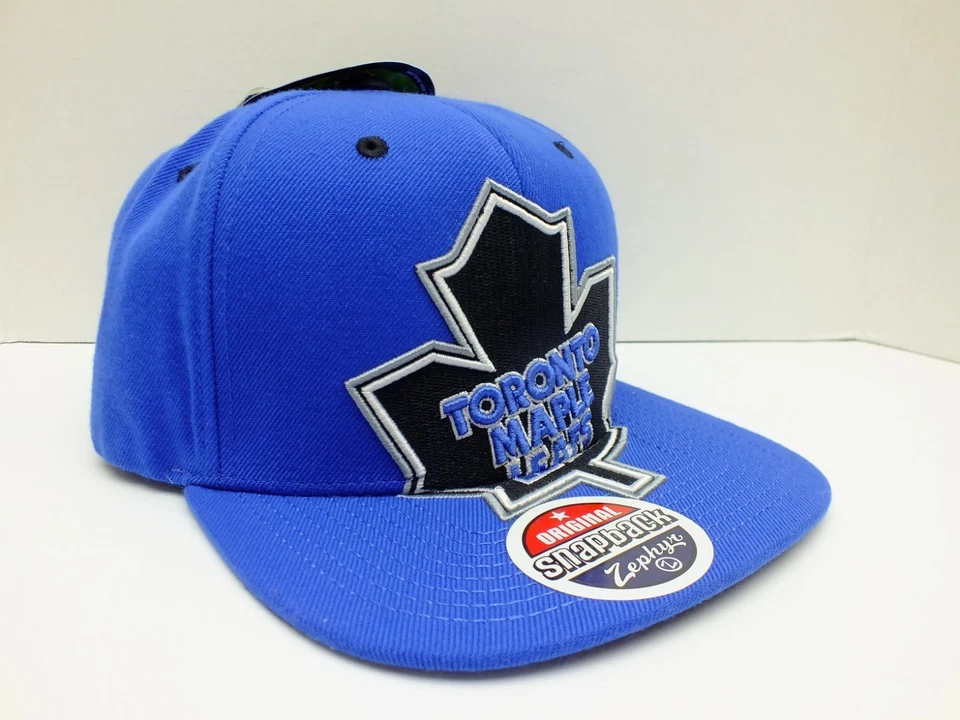 Vintage Big Logo Toronto Maple Leafs NHL Snapback Hat Cap One Size Adult NEW NWT - Image 2 of 4