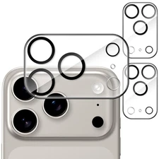 4-Pack Camera Lens Protector Tempered Glass for iPhone 17 Pro Max/17Pro/17Air/17