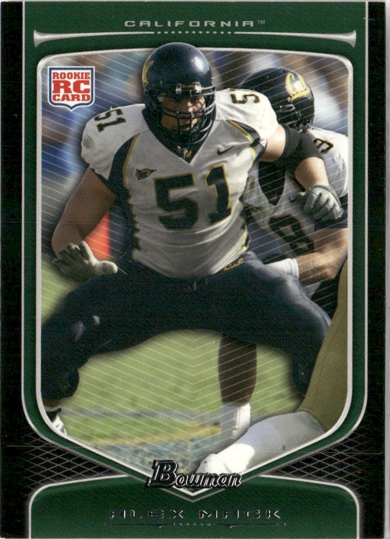 Alex Mack Bowman Draft #141 Base
