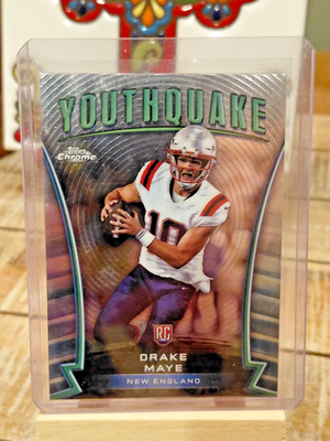 #ad #ad DRAKE MAYE ROOKIE TOPPS CHROME 2024 NO. Y 2 CARD YOUTHQUAKE RARE HARD PULL $9.95
