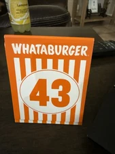 Whataburger Table Tent 43
