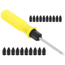  Puncture Repair Nails Car Tire Patch Tool Kit Wheel Screws Rubber for