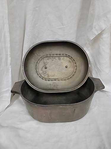 Wagner Ware Magnalite 4263 Sidney O Roasterette 4.5 Qt. Aluminum Roaster W/Lid - Picture 6 of 8