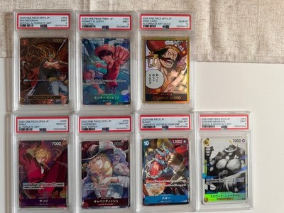 One Piece TCG PSA Slab Bundle JP (luffy, Sanji etc)