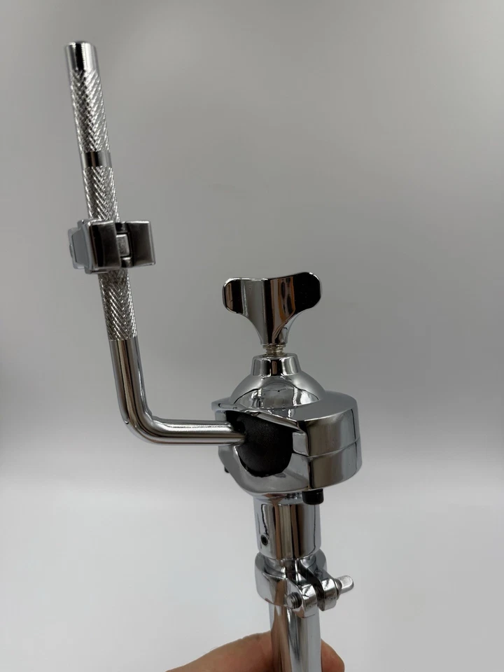 SONOR? Rack Tom Drum Mount Hex L-Arm Post Holder Part Ball Socket Chrome 7/8” - Image 4 of 4