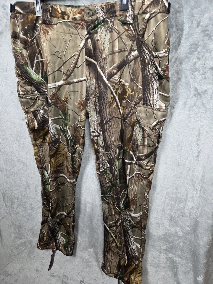 Scentlok Pants Men's XL Camo Hunting Scent Control Wind Resistant Stretch Cargo - Image 2 of 4