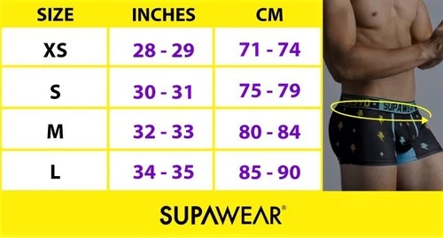 Supawear POW Brief - Peacock - Size: Med, Large, X-Large & XX-Large - Picture 8 of 24