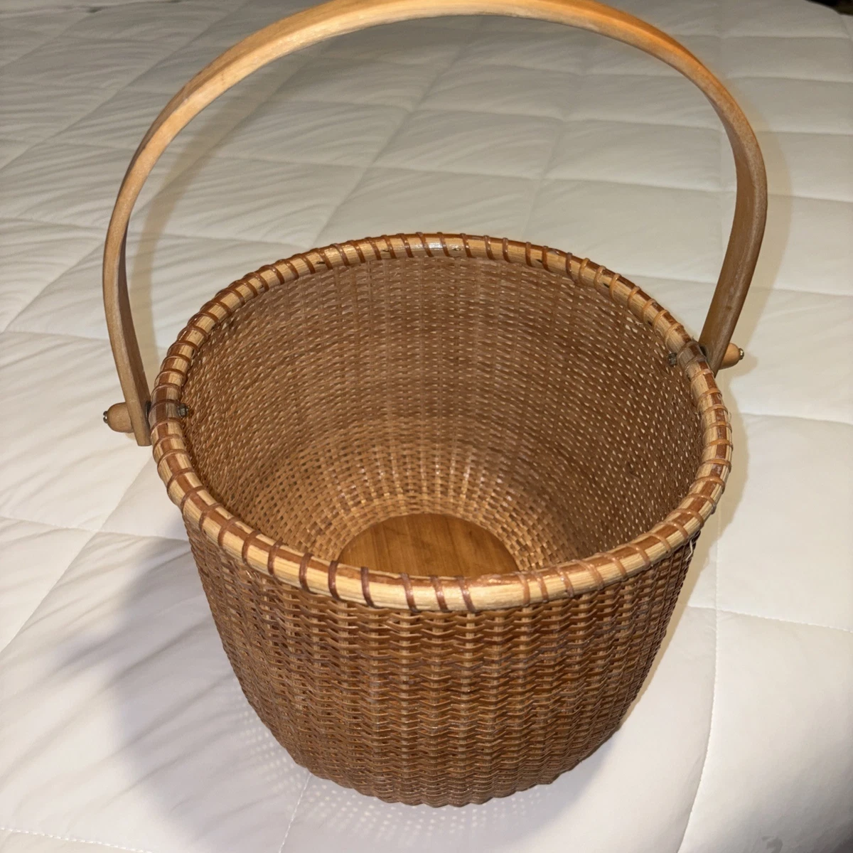 Vintage nantucket basket ナンタケットバスケット　USA Vintage nantucket basket ナンタケットバスケットUSA