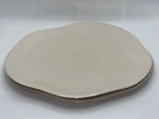 Lot Of 2 Zara Irregular Dinner Plate Zara Home Editions Stoneware Dishes 10-11”