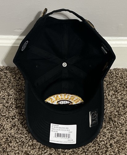 Boston Bruins '47 Brand Clean Up Black Centennial 100th Adjustable NHL Cap Mütze - Bild 4 von 5