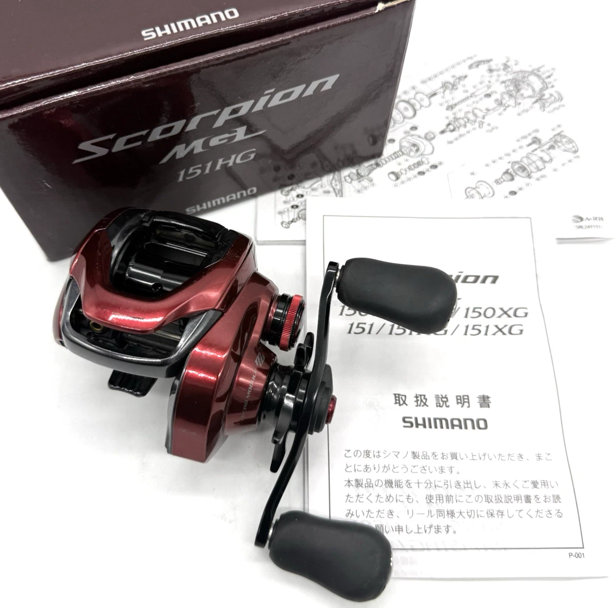 新品未使用　SHIMANO Scorpion MGL 151HG Shimano 19 Scorpion MGL 151HG Left-Hand Baitcast Reel for sale