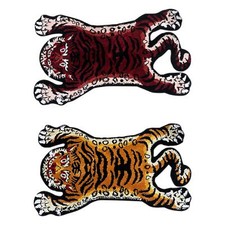 Tiger Rug Soft Water Absorption Cute Cartoon Tufted Bath Mat for Bathroom