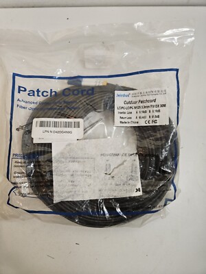 Optical Fiber Cable Jeirdus Outdoor Patchcord LC/PC- LC/PC 9/125 3.3mm SM DX 30M