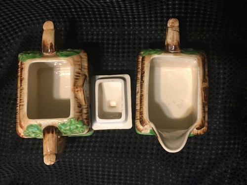 Vintage Cottage Ware Sugar & Creamer Excellent Condition - Makers Mark - Picture 5 of 12
