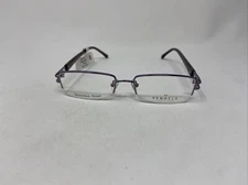 VENDELA EYEWEAR V1016-1 PURPLE 51/17/135 HALF RIMLESS EYEGLASS Frame Women T781