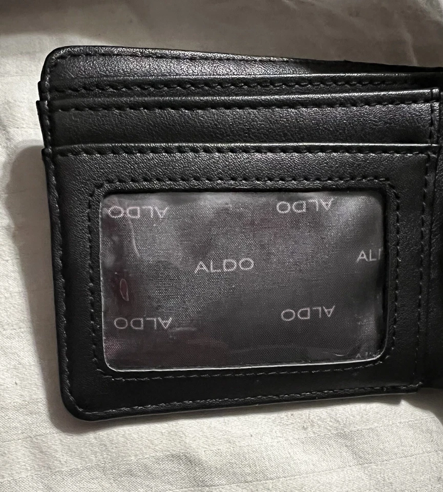 Cartera ALDO Aissa para hombre, negra Foto 4 de 4