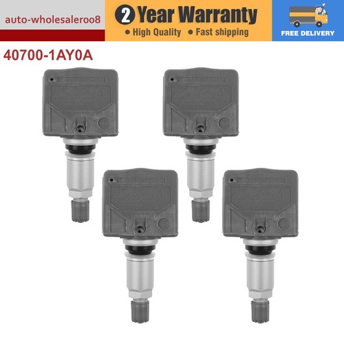 4X Tyre Pressure Sensors TPMS 40700-1AY0A For NISSAN GTR & 370Z 2009-2010 - Picture 3 of 7
