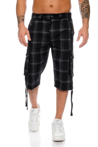 Herren 3/4 Bermuda Cargo Capri-Hose kurze Hose knielang Herren-Shorts Gr M-6XL - Bild 39 von 41
