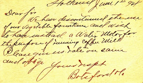 US POSTAL CARD UX9 Used 1894 Mich. - Picture 2 of 2