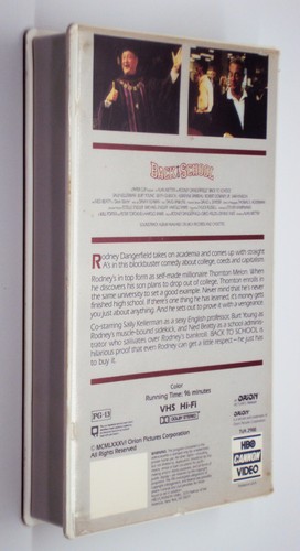Rodney Dangerfield 2 VHS Tapes BACK TO SCHOOL Meet Wally Sparks Classic Comedies - Picture 7 of 8
