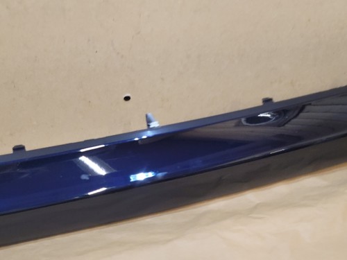 Parachoques trasero original Mercedes Clase C CL203 W203 moldura azul A2038855321 - Imagen 6 de 15