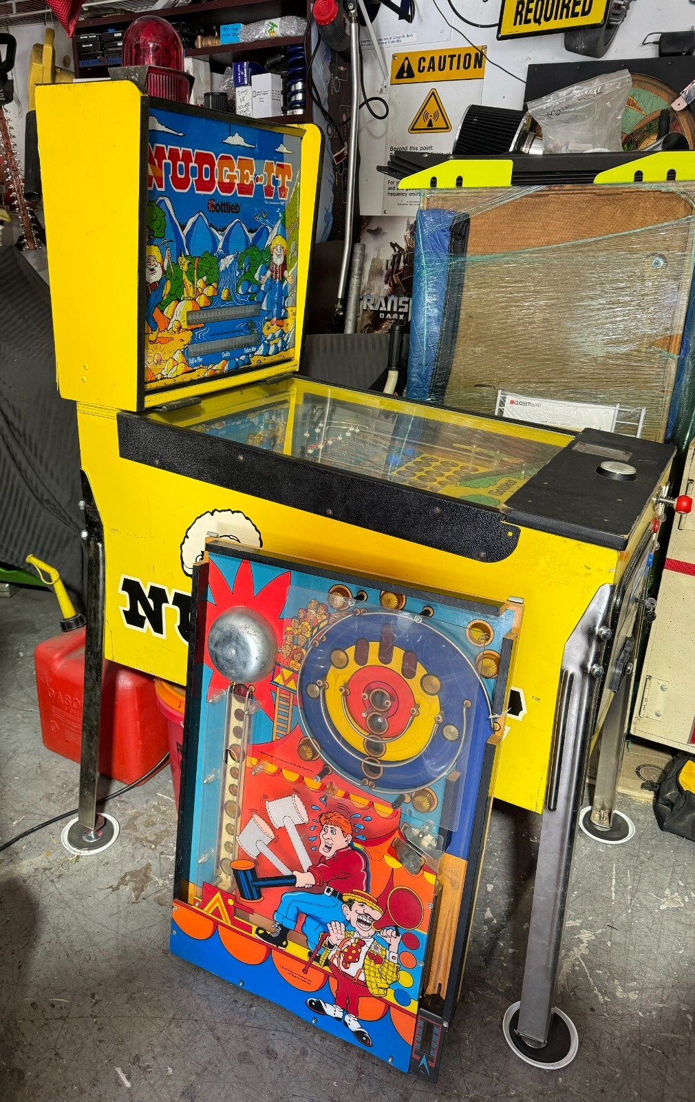 Gottlieb Nudge It RARE 54 units made. 145 Redemption Bell Ringer