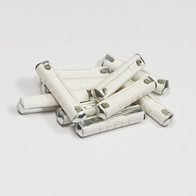 100 x 8 A Amp Blanc Céramique Continental voiture Fuse TORPEDO Bullet classique voiture Fuse