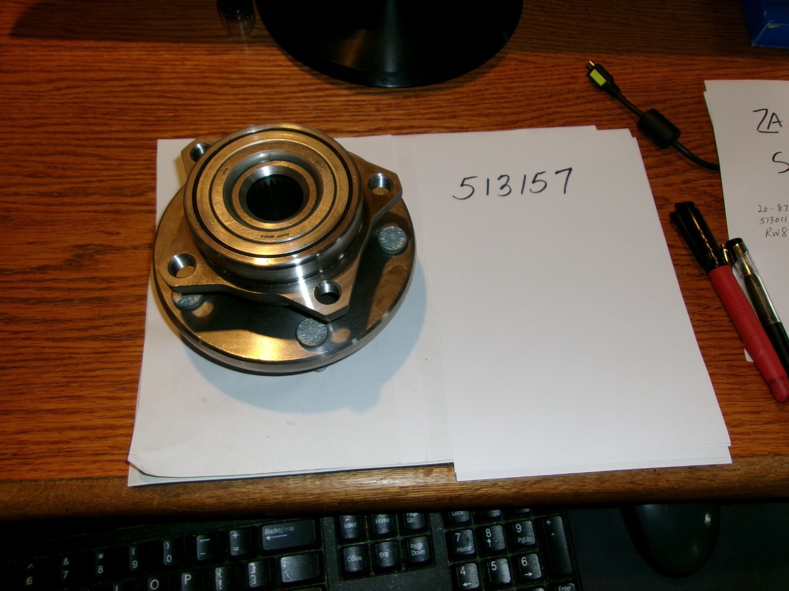 FRONT WHEEL BEARING & HUB ASSEMBLY 513157 FOR: MITSUBISHI, CHRY., EAGLE ...