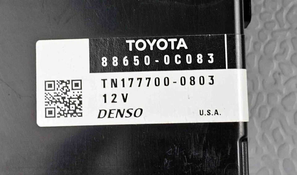 Módulo de control amplificador de temperatura aire acondicionado Toyota SEQUOIA 2008-2013 88650-0C083 Foto 2 de 4