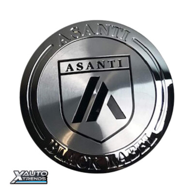 Asanti Black Label Wheel Center Snap In Cap Chrome ABLCAP-CH1