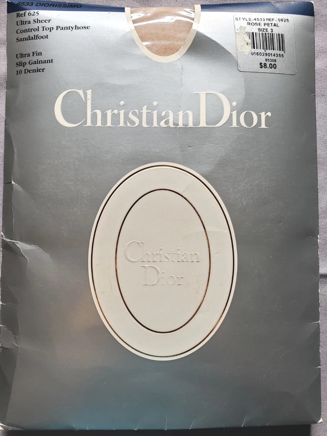 Pantalon de contrôle Christian Dior Vintage Taille 3 PETAL ROSE ultra pur pied sandal 