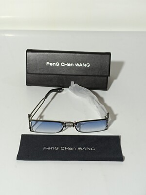FenG CHen wANG BAMBOO SUNGLASSES Sonnenbrille schwarz/blau